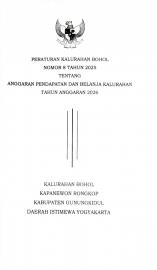 PERATURAN KALURAHAN BOHOL NOMOR 8 TAHUN 2025 TENTANG APBKal TA 2026
